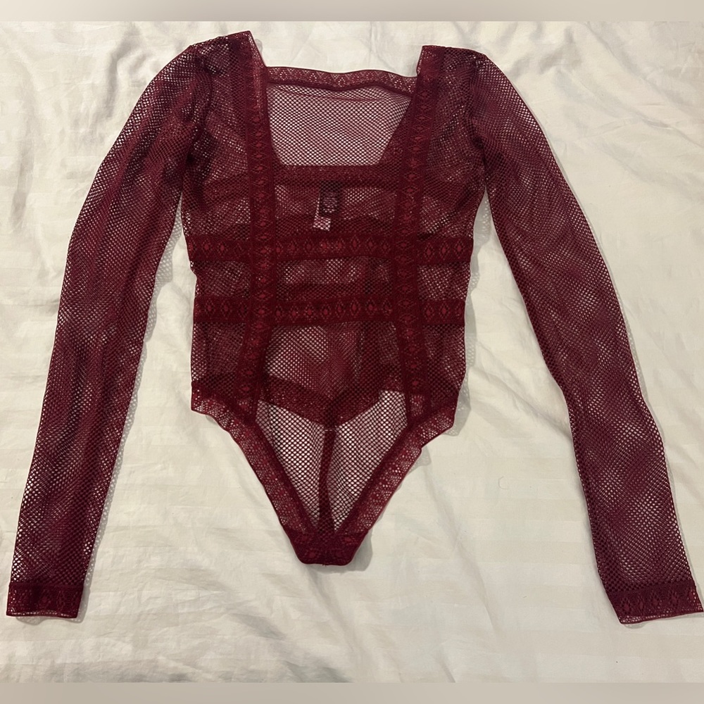 VS Victoria Secrets G-String Bodysuit Long Sleeve